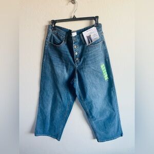 Skinny Girl High Rise Wide Leg Womens Jeans Size 10/30 NWT Stretch Comfortable